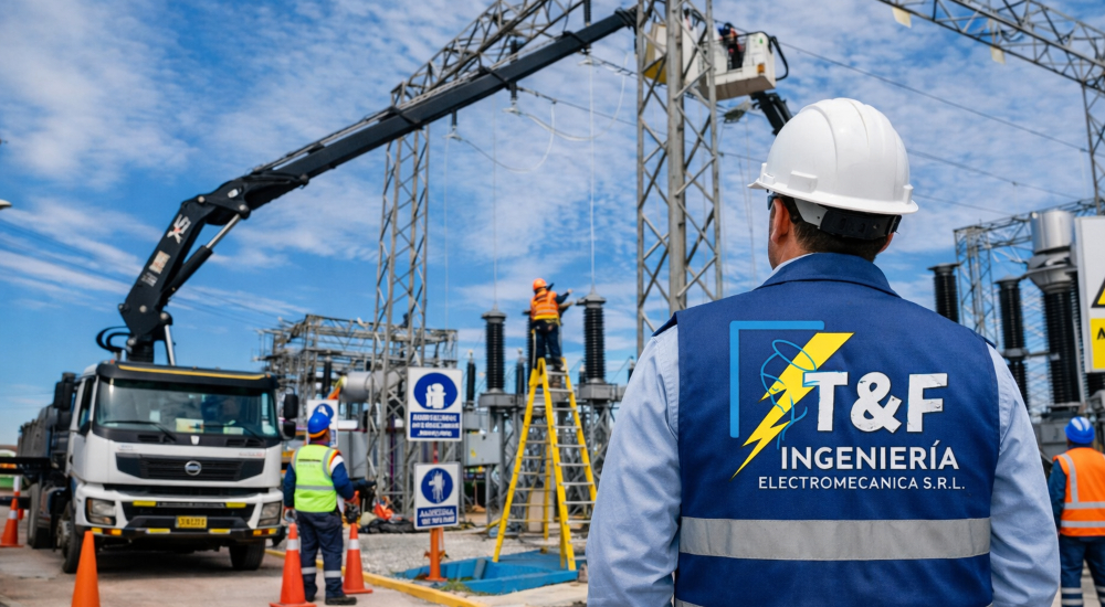 instalación y puesta en posición de transformadores